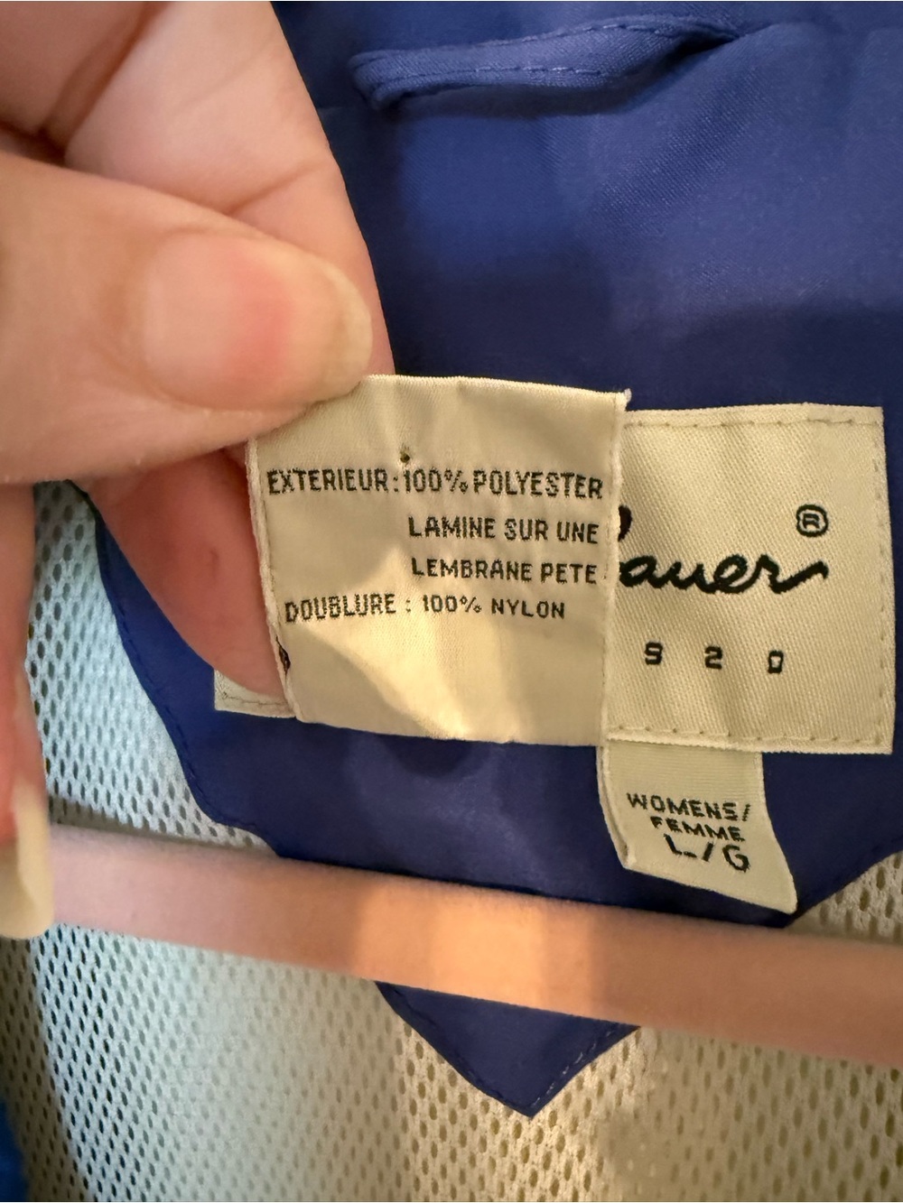 Ladies Blue Eddie Bauer Hooded Utility Jacket (inv# 244) - Picture 10 of 14